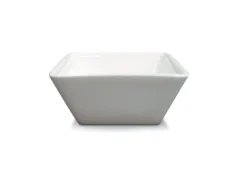Bol carré ivoire porcelaine vitrifiée 15 cm Allspice - RAK Discount
