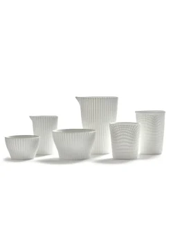 SERAX Bol conique blanc porcelaine bone china Ø 8 cm Nido Clearance