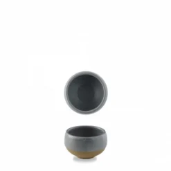 Bol conique rond gris porcelaine vitrifiée Ø 9 cm Emerge Seatle - CHURCHILL Clearance