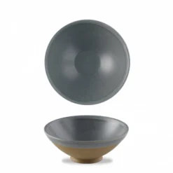 Bol conique rond seattle grey porcelaine vitrifiée Ø 20 cm Emerge Seatle - CHURCHILL