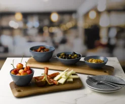 Bol conique seattle grey porcelaine vitrifiée Ø 13 cm Nourish Seattle - CHURCHILL Online