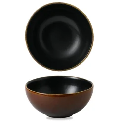Bol conique Siena Brown porcelaine vitrifiée Ø 15,5 cm Nourish Siena Brown - CHURCHILL