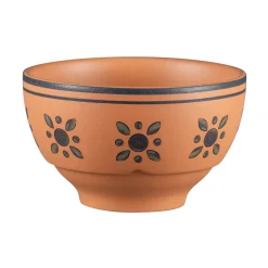 RAK Bol à céréales rond Tero Décor Ostia porcelaine 63 cl Ø 13,5 cm Earth Hot