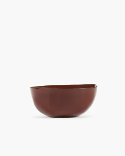 SERAX Bol de présentation rond Venetian red grès émaillé Ø 21 cm La Mère New