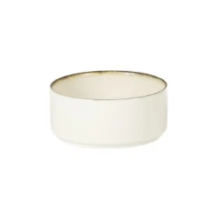Bol droit rond beige porcelaine Ø 12 cm Lunéa - PRO.MUNDI Best