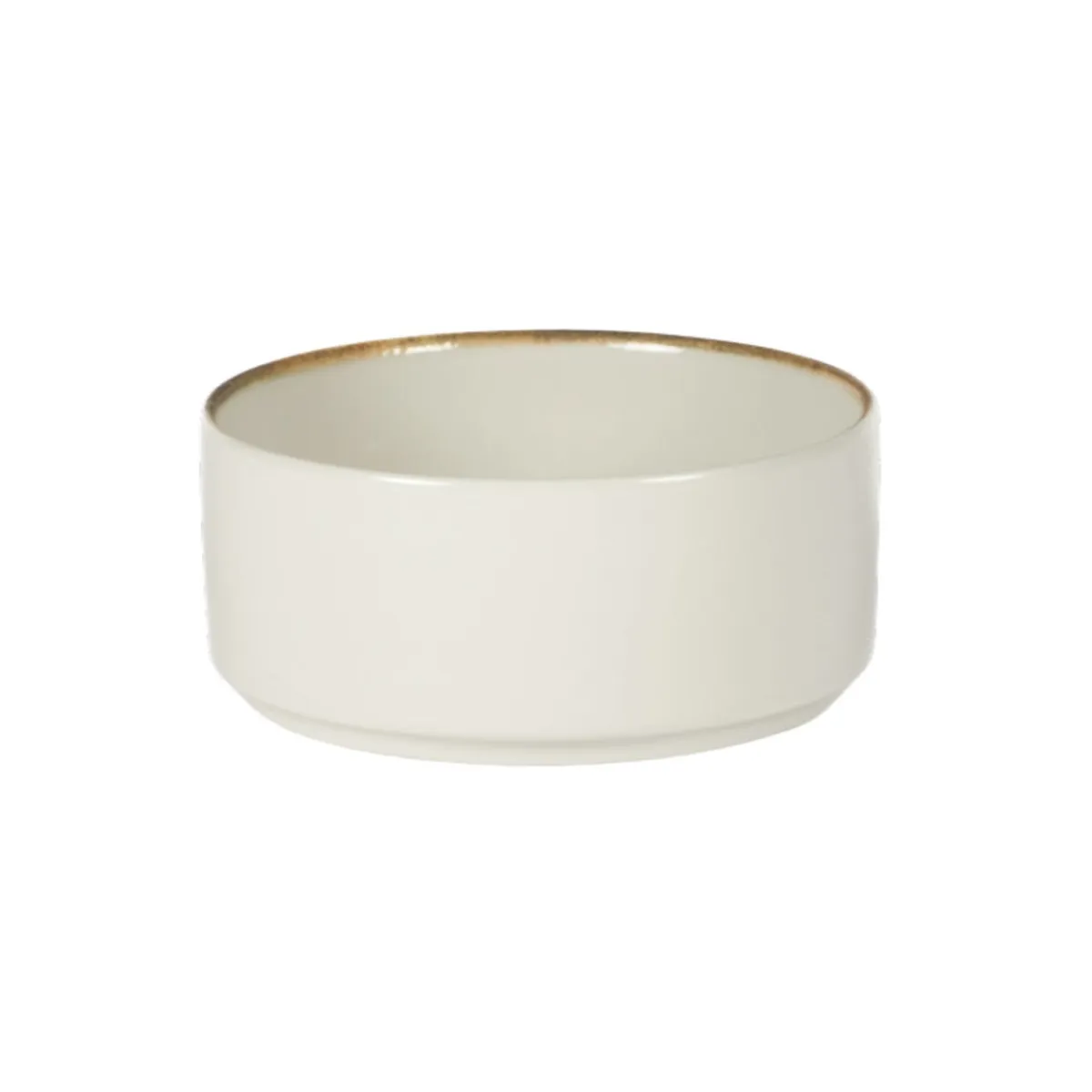 Bol droit rond gris anthracite porcelaine Ø 12 cm Terra - PRO.MUNDI Online