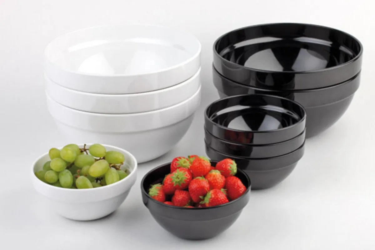 Bol mélamine noir Ø 12 cm 5,5 cm 0,25 L Casual - APS Outlet