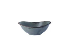 DUDSON Bol ovale bleu porcelaine vitrifiée 19,9 cm Harvest New