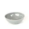 Bol porcelaine gris Ø 28,5 cm 10 cm Tilt - CRASTER Sale
