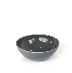 CRASTER Bol porcelaine gris Ø 25 cm 8,5 cm Tilt New