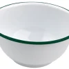 Aucune Bol profond rond blanc acier émaillé 18 cm Ø 18 cm Best
