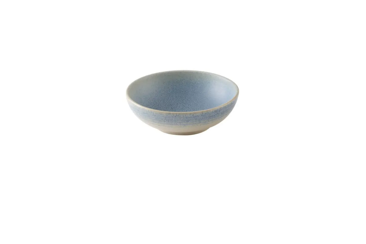 Bol à riz rond bleu grès émaillé Ø 17,8 cm Evo Azure - DUDSON Clearance