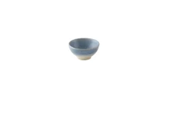 Bol à riz rond bleu grès émaillé Evo Azure - DUDSON
