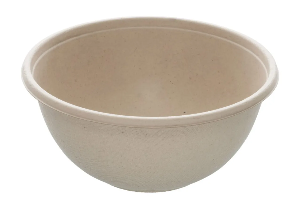 Bol rond beige Ø 17 cm 8 cm 100 cl Be Pulp (75 pièces) - Aucune Sale
