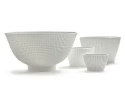 Bol rond blanc porcelaine bone china Ø 18 cm Nido - SERAX Discount