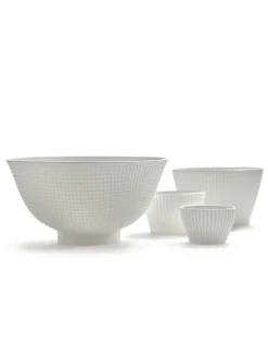 Bol rond blanc porcelaine bone china Ø 18 cm Nido - SERAX Discount