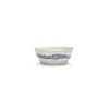 Bol rond blanc swirl - stripes bleu grès émaillé Ø 18 cm Feast By Ottolenghi - SERAX Clearance
