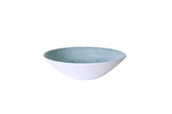 Bol rond bleu porcelaine vitrifiée Ø 19 cm Raku Topaz - CHURCHILL Sale