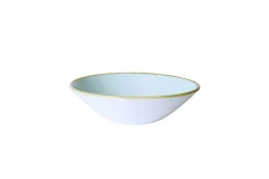 Bol rond bleu porcelaine vitrifiée Ø 19 cm Stonecast Duck Egg - CHURCHILL Outlet