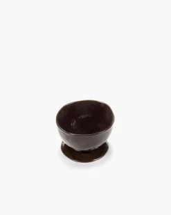 SERAX Bol rond ébène grès émaillé Ø 13 cm La Mère Outlet