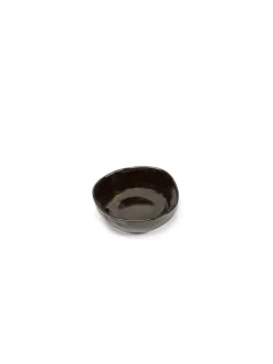 Bol rond ébène grès émaillé 11,5 cm La Mère - SERAX