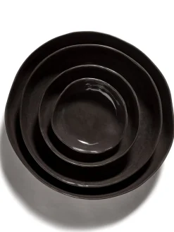SERAX Bol rond ébène grès émaillé 16,5 cm La Mère Online
