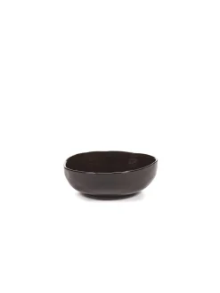 SERAX Bol rond ébène grès émaillé 16,5 cm La Mère Online