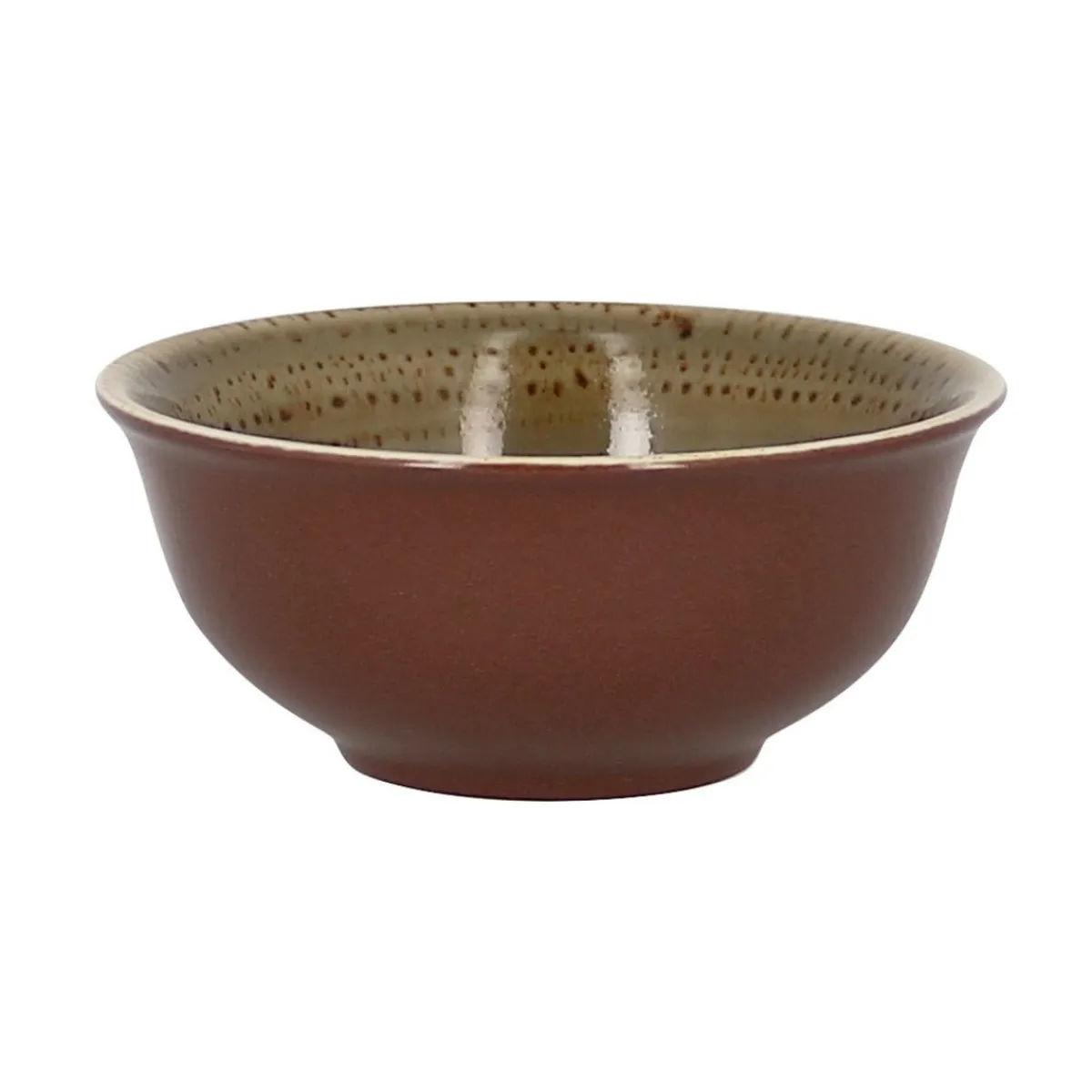 RAK Bol rond brun porcelaine vitrifiée Ø 10,5 cm Twirl Best