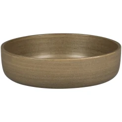 Bol rond Dark Brown porcelaine vitrifiée Ø 26,4 cm Selva - RAK