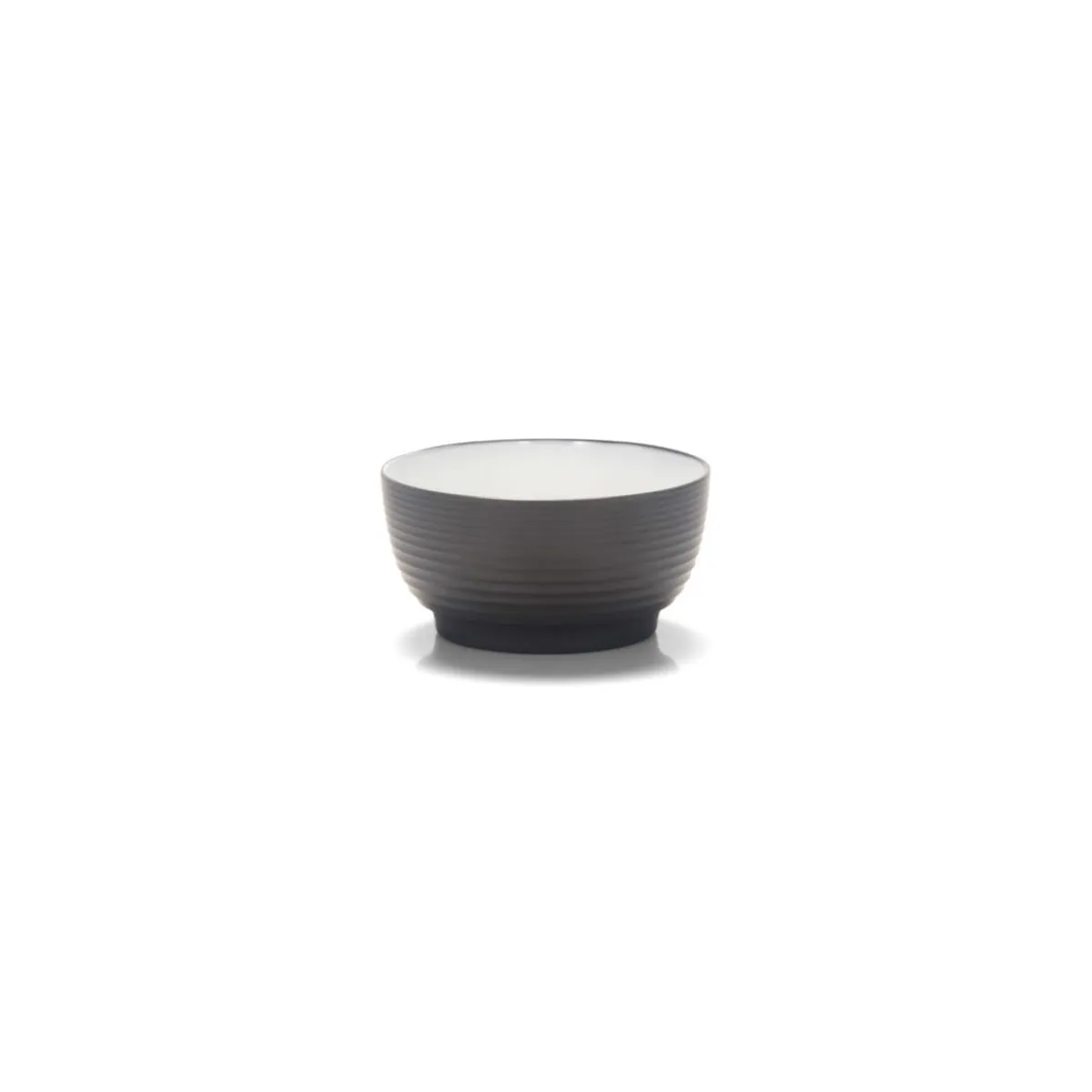 Bol rond gris mélamine 46 cl Ø 12 cm Wave - PLATEX Online