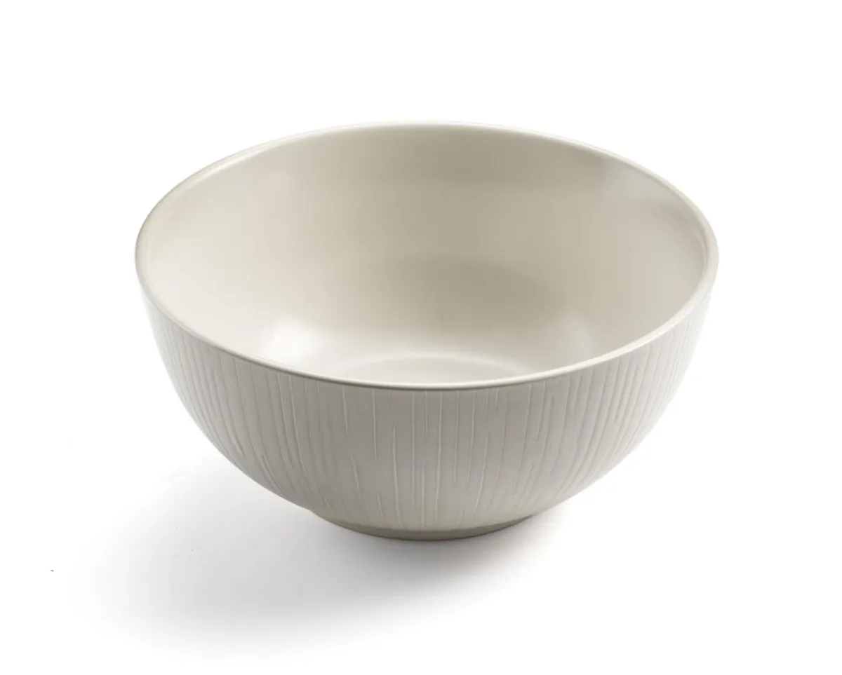 MEDARD DE NOBLAT Bol rond ivoire grès émaillé 60 cl Ø 15 cm Magma Discount