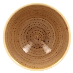 RAK Bol rond marron porcelaine vitrifiée Ø 12 cm Twirl Clearance