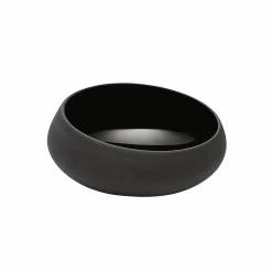 Bol rond noir grès émaillé Ø 12 cm Bahia - DEGRENNE Online