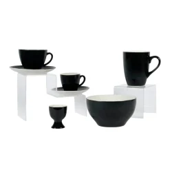 Bol rond noir porcelaine 63 cl Ø 14 cm Emotions - PRO.MUNDI New