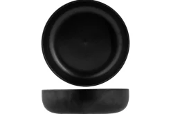Bol rond noir porcelaine Ø 16 cm Tonati - PROOF Online