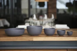 Bol rond noir porcelaine culinaire Ø 14 cm Basalt - REVOL