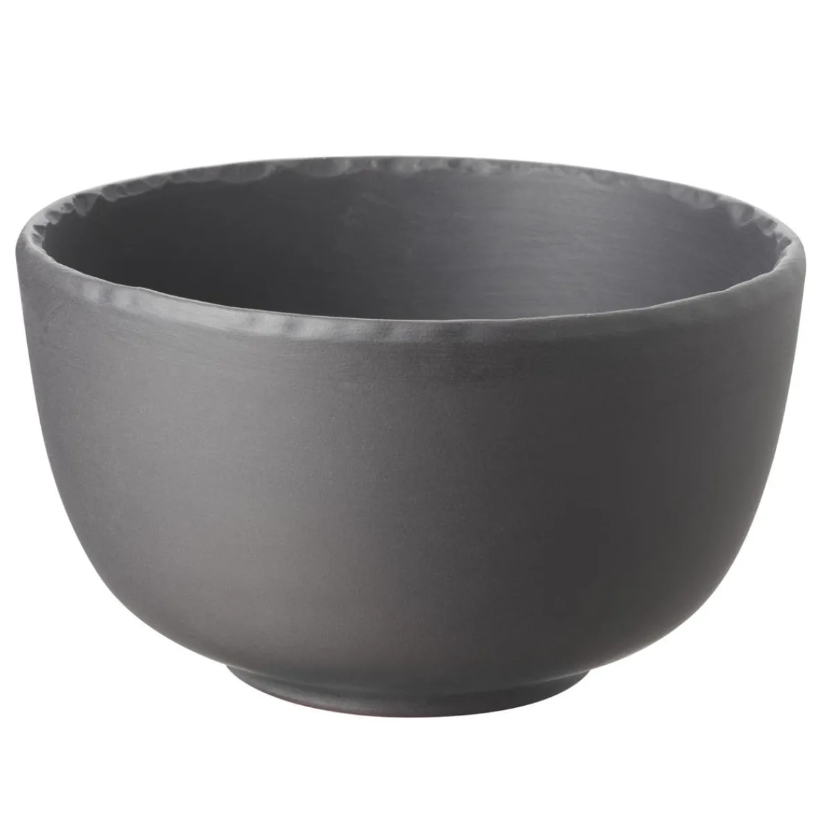 Bol rond noir porcelaine culinaire Ø 14 cm Basalt - REVOL