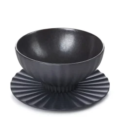 REVOL Bol rond noir porcelaine culinaire 30 cl Ø 12,3 cm Pekoe Sale