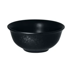Bol rond noir porcelaine vitrifiée Ø 12 cm Karbon - RAK Online