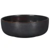 RAK Bol rond noir porcelaine vitrifiée Ø 16 cm stone Ease New