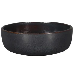 RAK Bol rond noir porcelaine vitrifiée Ø 16 cm stone Ease New