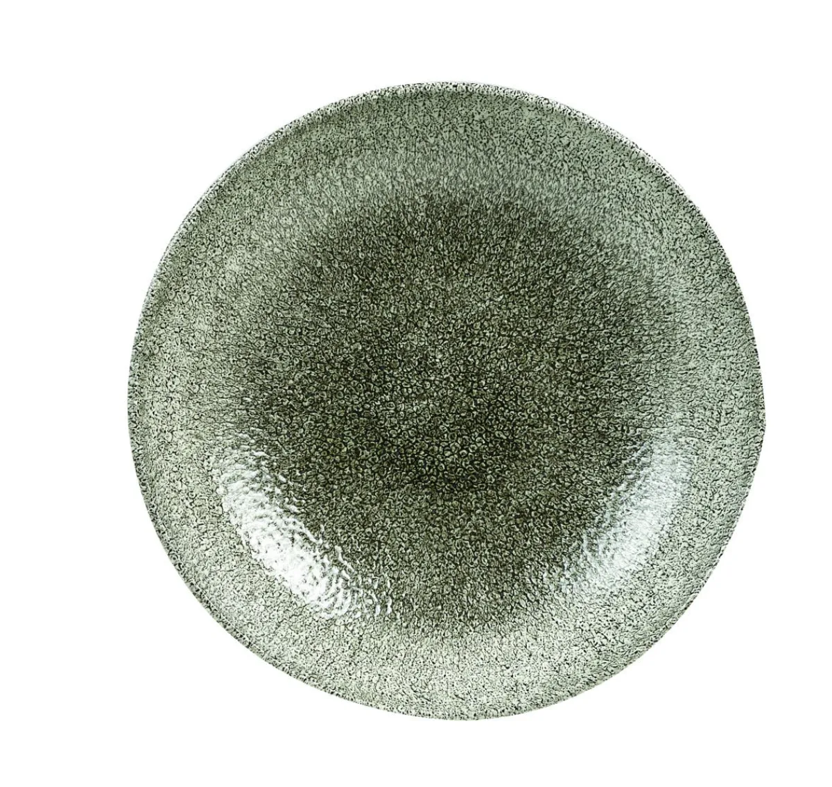 CHURCHILL Bol rond noir porcelaine vitrifiée Ø 19 cm Raku Quartz