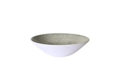 CHURCHILL Bol rond noir porcelaine vitrifiée Ø 19 cm Raku Quartz