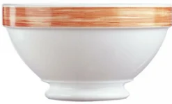 ARCOROC Bol rond orange verre opal 51 cl Ø 13 cm Brush Hot