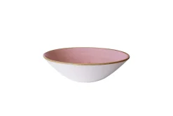 CHURCHILL Bol rond Petal Pink porcelaine vitrifiée Ø 22 cm Stonecast Petal Outlet