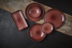 DUDSON Bol rond prune porcelaine vitrifiée Ø 18,2 cm Harvest Online