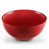 Bol rond rouge grès émaillé 60 cl Ø 15 cm Stone - MEDARD DE NOBLAT Best