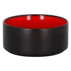 RAK Bol rond rouge porcelaine vitrifiée Ø 16 cm Fire Hot