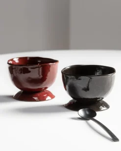 SERAX Bol rond Venetian red grès émaillé Ø 13 cm La Mère Discount