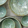 SERAX Bol rond vert grès émaillé 59 cl Ø 16 cm Pure Sea Green New